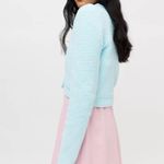Urban Outfitters Dina Cardigan NWT Size S - Light Blue Photo 4