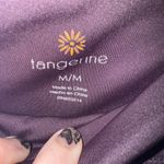 Tangerine Burgundy Cropped Leggings with Reflective Dots size medium  Photo 3