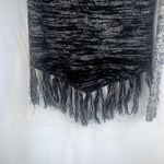 Hollister Fringe Hem Sweater Two Tone Size Medium Boho Hippie Casual Photo 4
