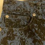 Free People Burnout Velvet Jeans Womens 27 Blue Black Winter Skinny Photo 6