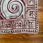 Liz Claiborne Vintage 1995 Women’s 100% Silk Ornate Baroque Style Printed Scarf Photo 7
