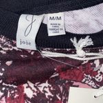 Joie ✨  Burgundy Paisley Cropped Sweatshirt✨ Photo 6