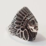 New‎ stainless steel Indian ring size 12 Silver Photo 2