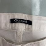 Guapa White Jeans With Embroidery Detail in Bottom Photo 7