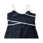 Abercrombie & Fitch YPB everydaySOFT Wrap Flare Jumpsuit Dark Gray‎ Woman’s Large Active Workout Photo 2