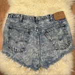 Levi's Vintage 80’s Levi’s Vintage Orange Tab Acid Wash Cut Off Jeans 34 Photo 2