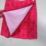 RipSkirt Red Wrap Mini Skirt Womens S Beach Coverup Vacation Summer Photo 6