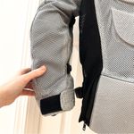 OSI Motorcycle Road Bike Riding Jacket Protective Plate inserts silver sz XXS Photo 6