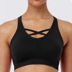 Women Support Sports Bras Yoga Activewear LRG EUC #7163 Size L Photo 2