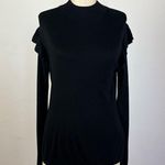 Avec Les Filles  Black Ruffle Sweater Photo 0