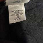 Lands End Women’s Size M 10 12 Quilted 1/4 Zip Pullover Sweatshirt Large Collar Black Size M Photo 5