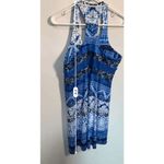 Gerry Halter Style Mini Athletic Dress Blue Size L Photo 2