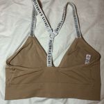 Victoria's Secret  nude Bralette with White Straps Photo 1
