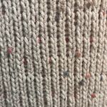 Jessica Simpson  Cream Speckled oversized Turtleneck Sweater Photo 2