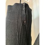 Calvin Klein Pullover long sleeve Sweater with button detail womens black medium Photo 1