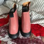 Pink fashion leather boots Size 9 Photo 3