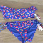 Bongo 🆕 Purple Rose Floral Bikini Set L🆕 Photo 1