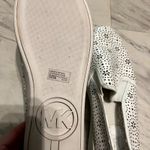 Michael Kors Kane HJ17K Womens 10M Shoes Ivory Leather Laser Cut Slip On Sneaker Photo 5