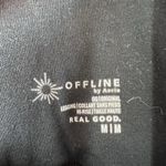 Aerie OFFLINE By Medium M Real Me OG High Rise Waisted Ankle Crop Legging Black Photo 5