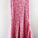 J.Crew Dandelion Satin Flare Tulip Midi Slip Skirt pink XS Photo 5