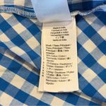 J.Crew Gingham Cotton V-Neck Ruffle Wrap Blue Maxi Dress Size 6 Photo 8