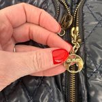 Clava Quilted Pocket Large Tote Travel Bag Navy Blue Photo 4