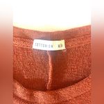 Cotton On  Rust Orange Cropped Sweater Women’s M Long Sleeve Soft Knit Pullover Photo 2