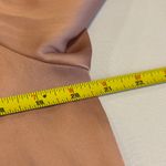 Paige  Pink Smocked Shoulder Button Front Blouse Shirt Top Long Sleeve Size S Photo 12