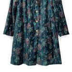 JOE BROWNS Remarkable Crushed Velvet Coat Teal Floral 16 Green Photo 2