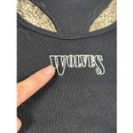 Darc Sport SHE High Neck Sports Bra Racerback Wolf Logo Compression Gym Black S Photo 5