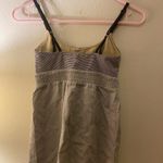 Lululemon  Athletica Bliss Babydoll Athletic Tank Navy Stripes W Grey Sz2 Photo 1