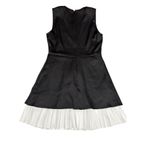 RIHOAS Black Sleeveless Dress with White Pleated Hem Size Small NWT Photo 5