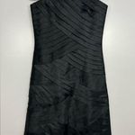 Alex Evenings  Black Strapless Cocktail A-line Mini Dress Size 6 Petite Photo 0