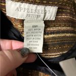 appleseed's Appleseed’s Jacket Size 18 Petite Gold Metallic Blazer NWT New Photo 6
