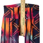 Cândida‎ Maria Women's M Vibrant Striped Leggings Tie Dye Colorful Tribal Print Pink Size M Photo 5