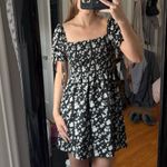 Black and white floral dress Size L Photo 1