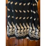 Torrid  Black White Floral Embroidered Strapless Party Dress Size 22‎ Photo 2