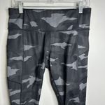 Athleta Women's‎  Size MP Camo Contender 7/8 Tight Leggings Grey/black Photo 1