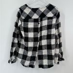 Bella Dahl 
Buffalo Plaid Button‎ Back Pullover size small Photo 3