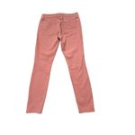 CAbi Brick Dust Skinny Jeans Womens 6 5310 Mid Rise Cotton Stretch Pink Pants Photo 3