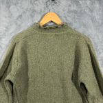 Woolrich Vintage  Willow Heather Green Quarter-Zip Pullover Mock Neck Sweater Photo 8