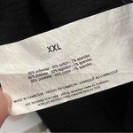 Jessica Simpson Shirt Dress Textured Knit Side Slits Short Sleeve Black XXL Photo 5