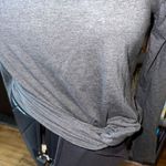 Fabletics gray sporty twist hem Athleisure long sleeve top Photo 1
