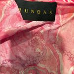 ASO Fallon Carrington Dynasty Dundas Lilly Jacquard Floral Pink Dress Very Rare Size XS Photo 7