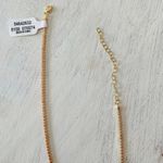 Free People Delicate Everyday Rhinestone Necklace NWT Orange Gold Photo 5