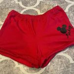 Disney  Mickey Mouse chunky fleece pull on shorts size large Photo 0