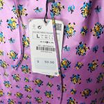 ZARA Satin Floral Midi Dress Size Large Photo 11