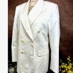 Zadig & Voltaire Vina Coton Blazer - Cream- size 40 (4) Photo 7