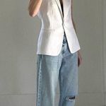 Icon Denim Bea Wide Leg Ripped Jeans Size 23 Retail $173 Photo 1