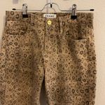frame denim Frame Le Crop Mini Boot Jeans in Vanilla Multi Tan Brown Snake Print, Size 26 Photo 3